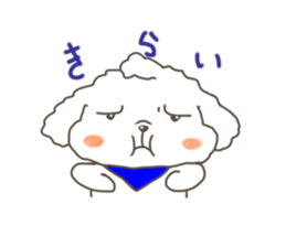 Every day of the toy poodle. sticker #6842023