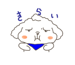 Every day of the toy poodle. sticker #6842023