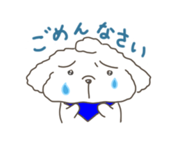 Every day of the toy poodle. sticker #6842024