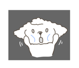 Every day of the toy poodle. sticker #6842028