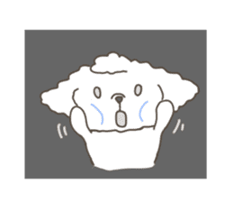 Every day of the toy poodle. sticker #6842028