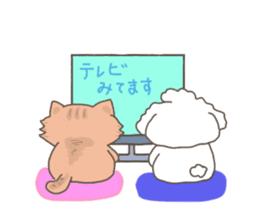 Every day of the toy poodle. sticker #6842031