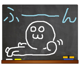 Black Board by gucchi 4 sticker #6842205