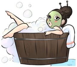 Eligant Chinese couple sticker #6842322