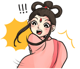 Eligant Chinese couple sticker #6842331