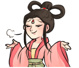 Eligant Chinese couple sticker #6842332