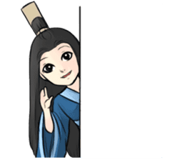 Eligant Chinese couple sticker #6842333