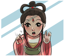 Eligant Chinese couple sticker #6842336