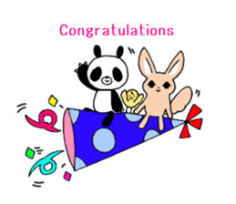 My best friend three animal by English sticker #6842355