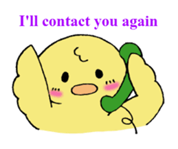 My best friend three animal by English sticker #6842361