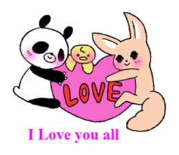 My best friend three animal by English sticker #6842379