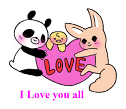 My best friend three animal by English sticker #6842379