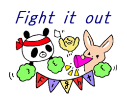 My best friend three animal by English sticker #6842387