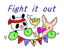 My best friend three animal by English sticker #6842387