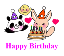 My best friend three animal by English sticker #6842391