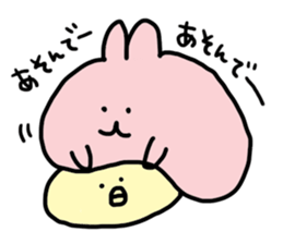 cute rabbit poyopoyo sticker #6842876