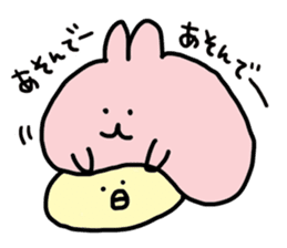 cute rabbit poyopoyo sticker #6842876