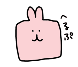 cute rabbit poyopoyo sticker #6842877