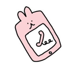 cute rabbit poyopoyo sticker #6842880