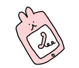 cute rabbit poyopoyo sticker #6842880