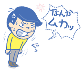 "MANZAI"  Two stand-up comedian sticker #6843639