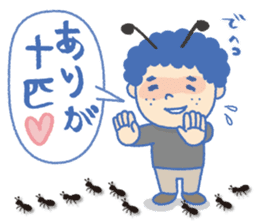"MANZAI"  Two stand-up comedian sticker #6843663