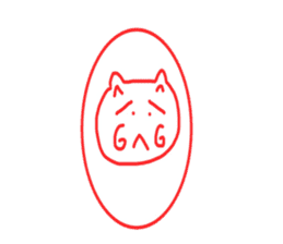 honwaka cat 7 sticker #6843779