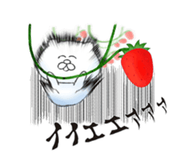 Bear and strawberry 2 sticker #6844157