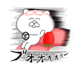 Bear and strawberry 2 sticker #6844183