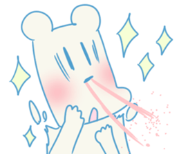 working knapsack-boy sticker #6844273