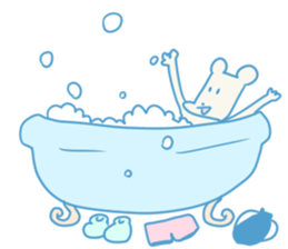 working knapsack-boy sticker #6844283