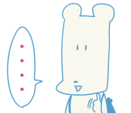 working knapsack-boy sticker #6844296