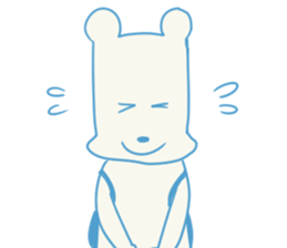 working knapsack-boy sticker #6844300