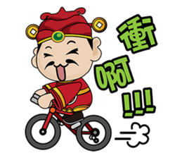 god of wealth MONEY GOD 01 sticker #6844317