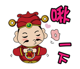 god of wealth MONEY GOD 01 sticker #6844329