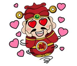 god of wealth MONEY GOD 01 sticker #6844339