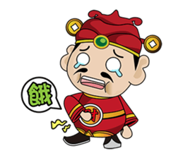 god of wealth MONEY GOD 01 sticker #6844343