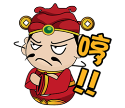 god of wealth MONEY GOD 01 sticker #6844348