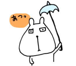 It's too hot! (Bear version) sticker #6844446