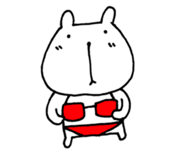 It's too hot! (Bear version) sticker #6844447