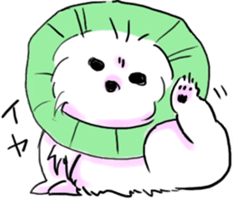 Happy dog Silk sticker #6844804