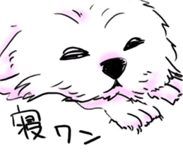 Happy dog Silk sticker #6844815
