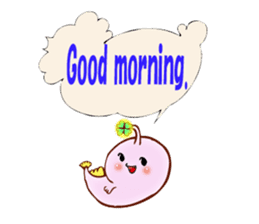 Lucky angler baby Anko-chan English ver. sticker #6844912