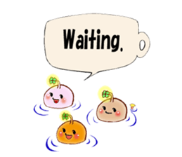 Lucky angler baby Anko-chan English ver. sticker #6844926