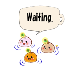 Lucky angler baby Anko-chan English ver. sticker #6844926