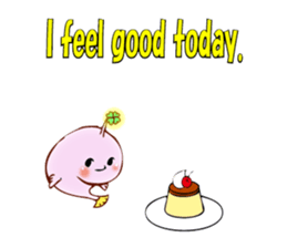 Lucky angler baby Anko-chan English ver. sticker #6844929