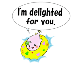 Lucky angler baby Anko-chan English ver. sticker #6844935