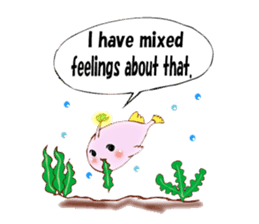 Lucky angler baby Anko-chan English ver. sticker #6844938