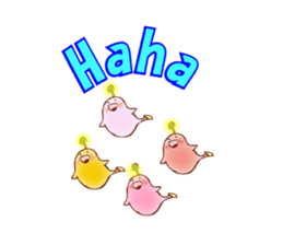 Lucky angler baby Anko-chan English ver. sticker #6844943