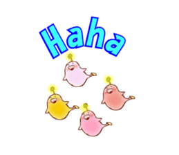 Lucky angler baby Anko-chan English ver. sticker #6844943